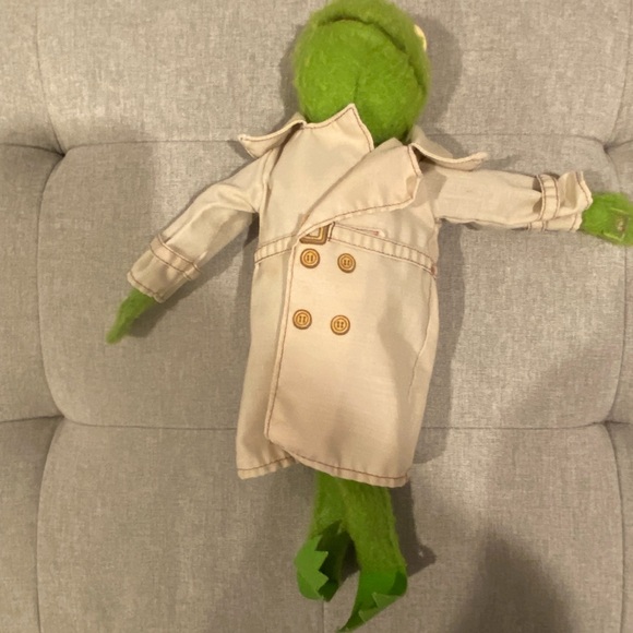 Fisher Price Vintage Kermit The Frog Muppet Detective Plush - 1981 - Picture 7 of 8